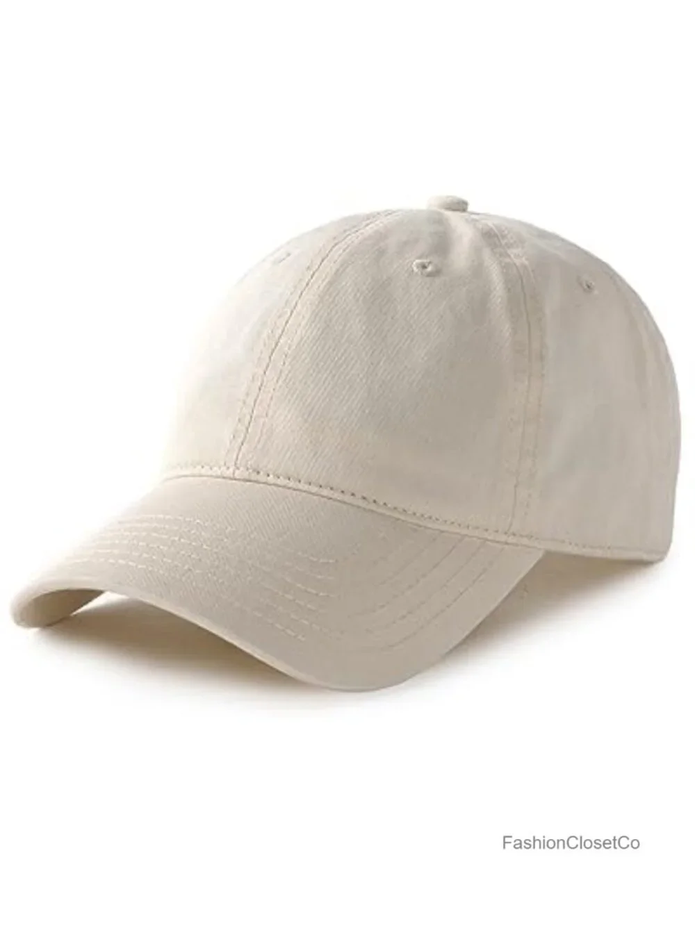 Unstructured Washed Cotton Baseball Cap Adjustable Dad Hat